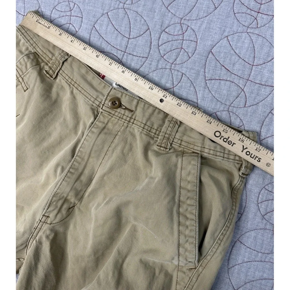 Y2K Levi's Cargo Pants Cotton Chino Baggy Skater Wear Paint Stains / Men's 34x32